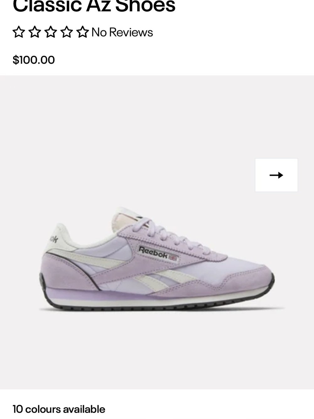 Reebok Women's Classic AZ sneakers